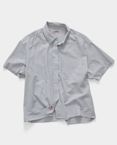S/Double - Striped SS Shirt - Blue/White Shirts S/Double