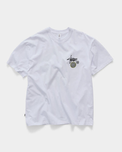 S/Double - Tack Dot SS Tee - White T-Shirts S/Double