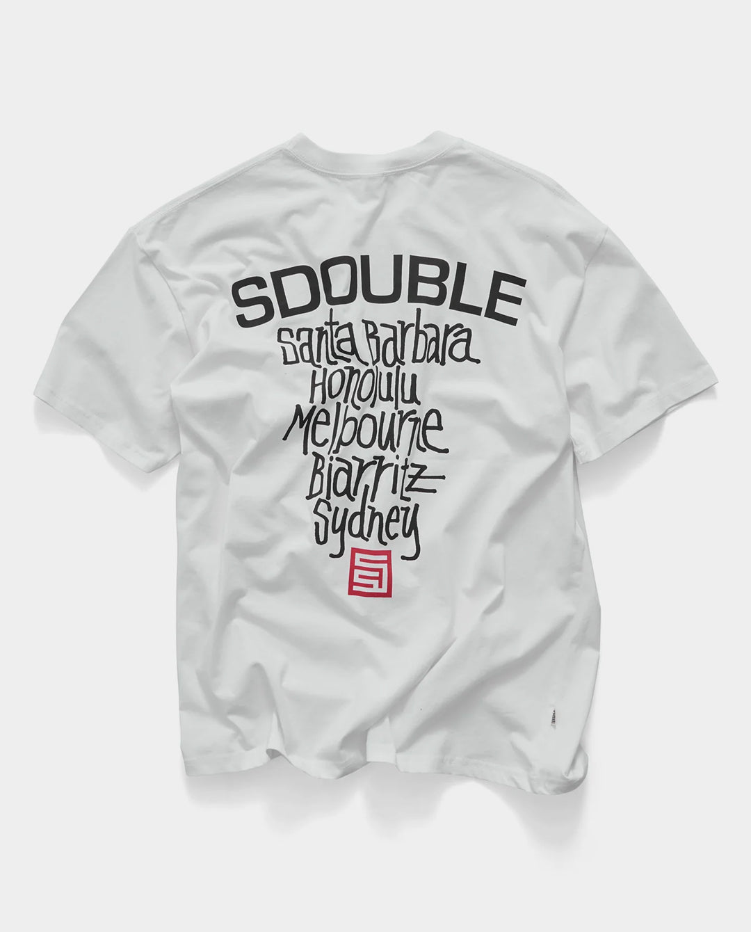 S/Double - Cities Tee - White T-Shirts S/Double