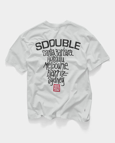 S/Double - Cities Tee - White T-Shirts S/Double