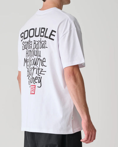 S/Double - Cities Tee - White T-Shirts S/Double