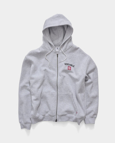 S/Double - Cities Zip-Thru Hood - Ash Heather Hoodies S/Double