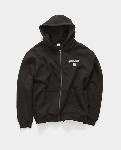 S/Double - Cities Zip-Thru Hood - Black Hoodies S/Double