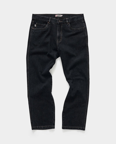 S/Double - Denim Standard Jean - Black Rinse Pants S/Double
