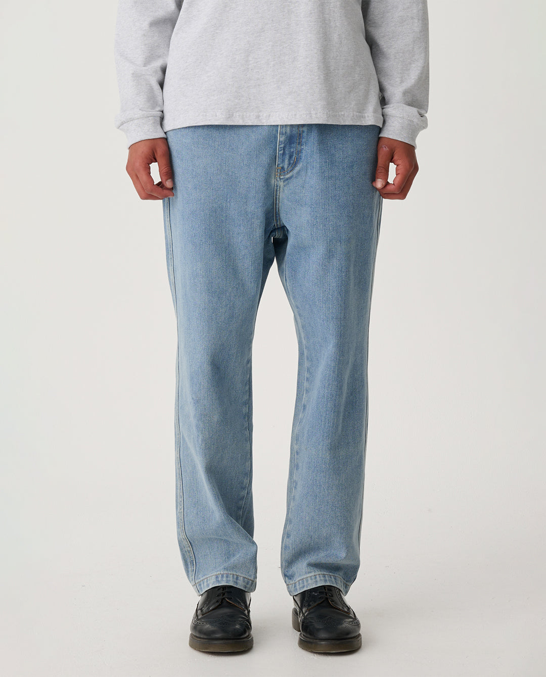 S/Double - Denim Standard Jeans - Fade Wash Pants S/Double