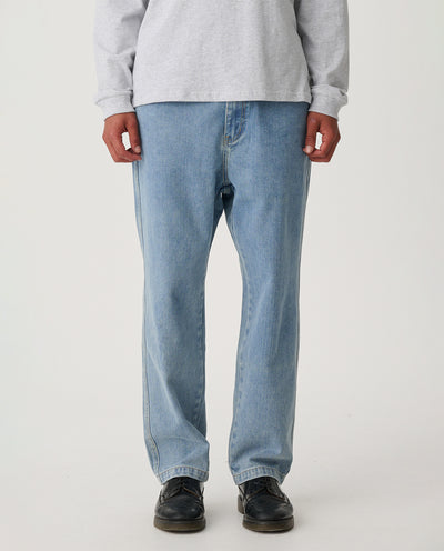 S/Double - Denim Standard Jeans - Fade Wash Pants S/Double