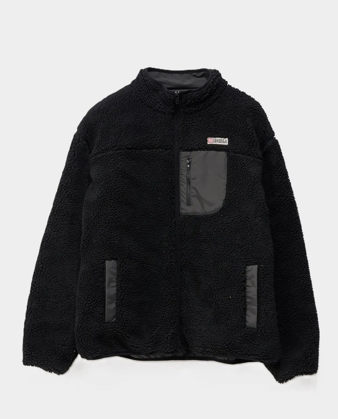 S/Double - High Pile Jacket - Black Fleece S/Double