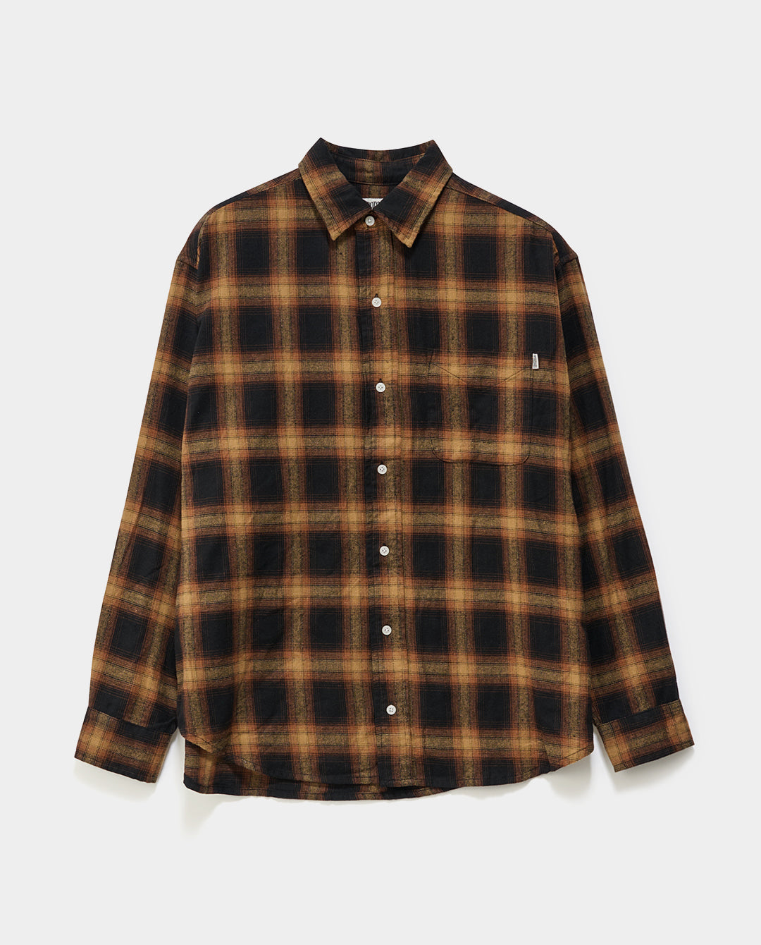 S/Double - Plaid Classic LS Shirt - Mustard Shirts S/Double