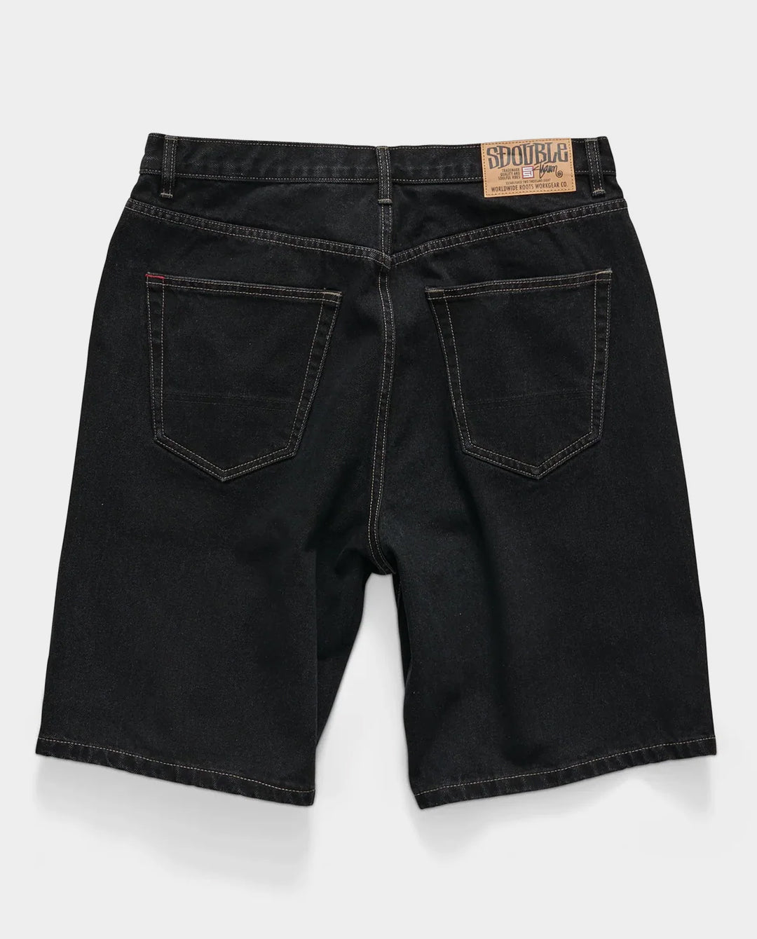 S/Double - Denim Standard Short - Black Rinse | FallenFront