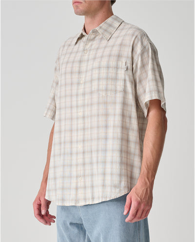 S/Double - Inn SS Shirt - Blue Shirts S/Double