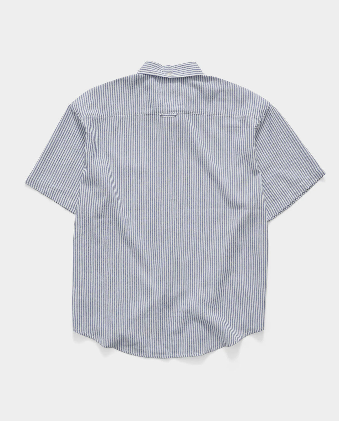 S/Double - James Stripe SS Shirt - Blue Stripe Shirts S/Double