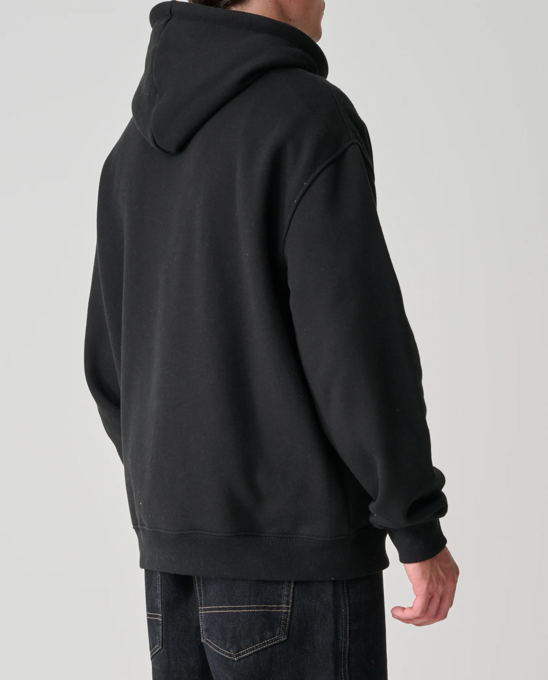 S/Double - S-Cube Block Hood - Black Hoodies S/Double