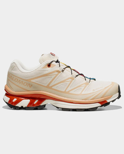 Salomon - XT-6 Gore Tex Shoe - Almond Milk/Soft Clay/Burnt Ochre Shoes Salomon
