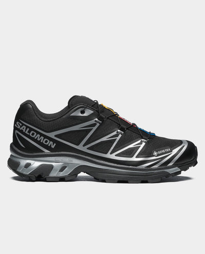 Salomon - XT-6 Gore Tex Shoe - Black/Black/Silver Shoes Salomon