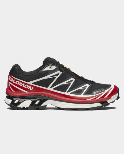 Salomon - XT-6 Gore-Tex Shoe - Black/Flame Scarlet/Vanilla Ice Shoes Salomon
