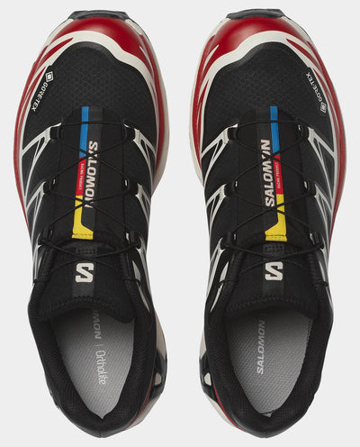 Salomon - XT-6 Gore-Tex Shoe - Black/Flame Scarlet/Vanilla Ice Shoes Salomon
