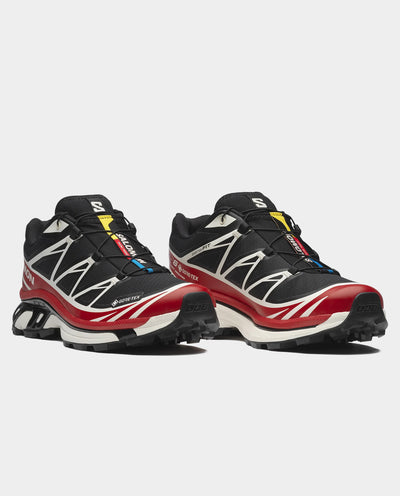 Salomon - XT-6 Gore-Tex Shoe - Black/Flame Scarlet/Vanilla Ice Shoes Salomon