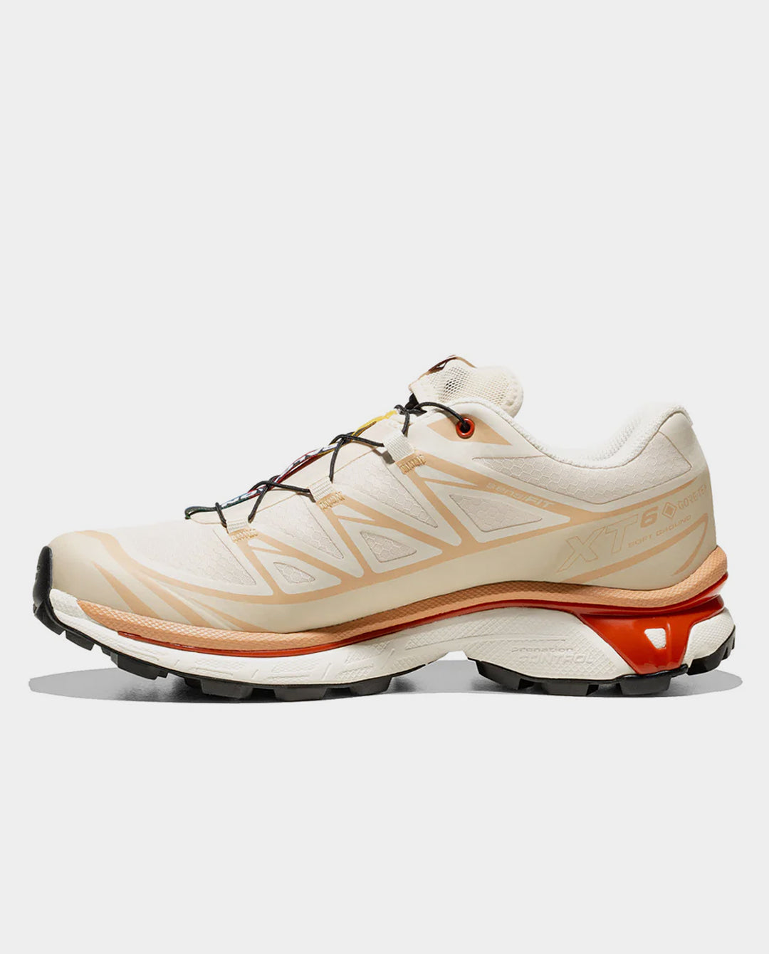 Salomon - XT-6 Gore Tex Shoe - Almond Milk/Soft Clay/Burnt Ochre Shoes Salomon