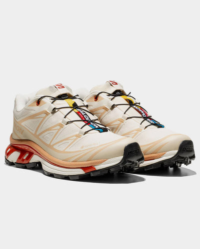 Salomon - XT-6 Gore Tex Shoe - Almond Milk/Soft Clay/Burnt Ochre Shoes Salomon