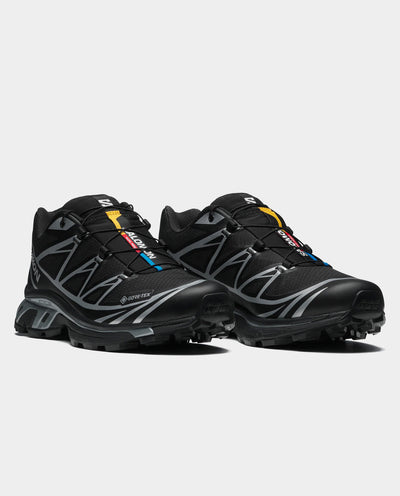 Salomon - XT-6 Gore Tex Shoe - Black/Black/Silver Shoes Salomon