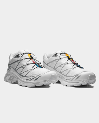 Salomon - XT-6 Gore Tex Shoe - White/White/Silver Shoes Salomon