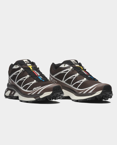 Salomon - XT-6 Shoe - Black Coffee/French Roast/Vanilla Ice Shoes Salomon