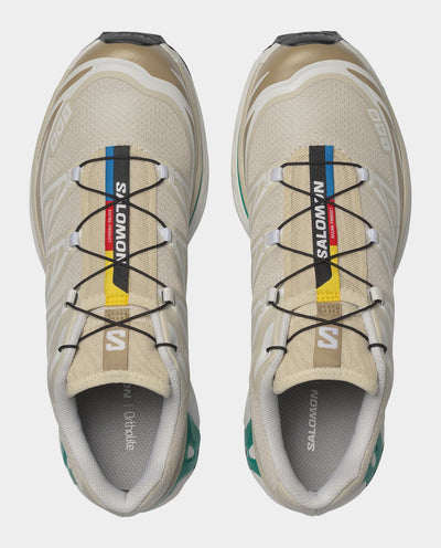 Salomon - XT-6 Shoe - Rainy Day/Chinchilla/Dynasty Green Shoes Salomon