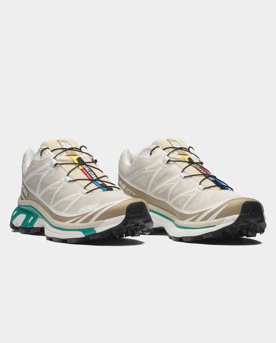 Salomon - XT-6 Shoe - Rainy Day/Chinchilla/Dynasty Green Shoes Salomon