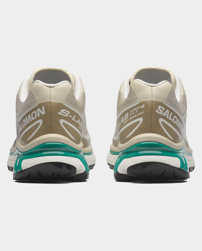 Salomon - XT-6 Shoe - Rainy Day/Chinchilla/Dynasty Green Shoes Salomon