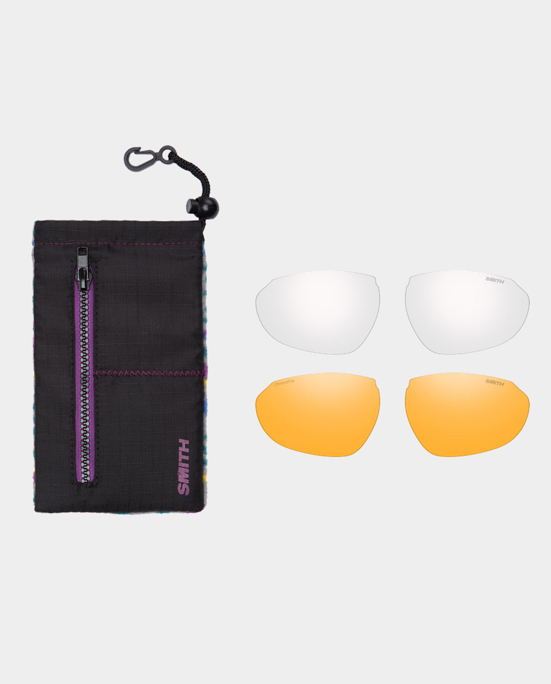 Smith - Sliders Sunglasses - Snowburst with Chromapop Black Lens Sunglasses Smith