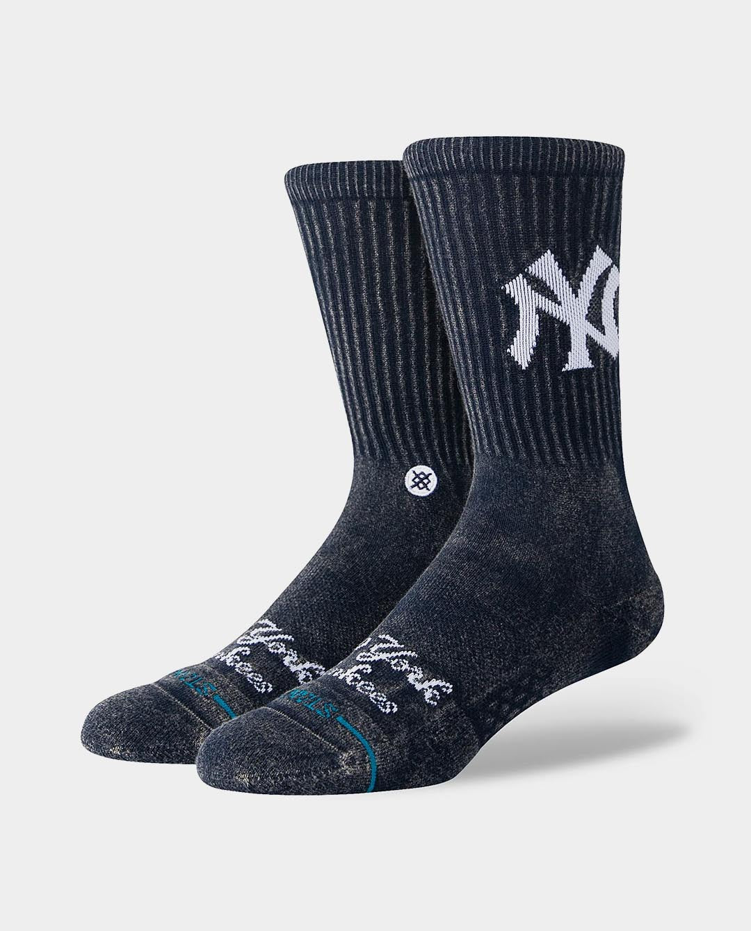 Stance - Fade NY Crew Sock - Navy Socks Stance   