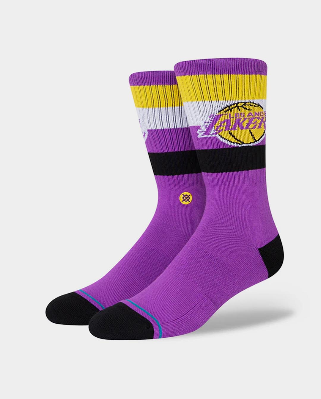 Stance - Lakers NBA Crew Sock - Purple Socks Stance   