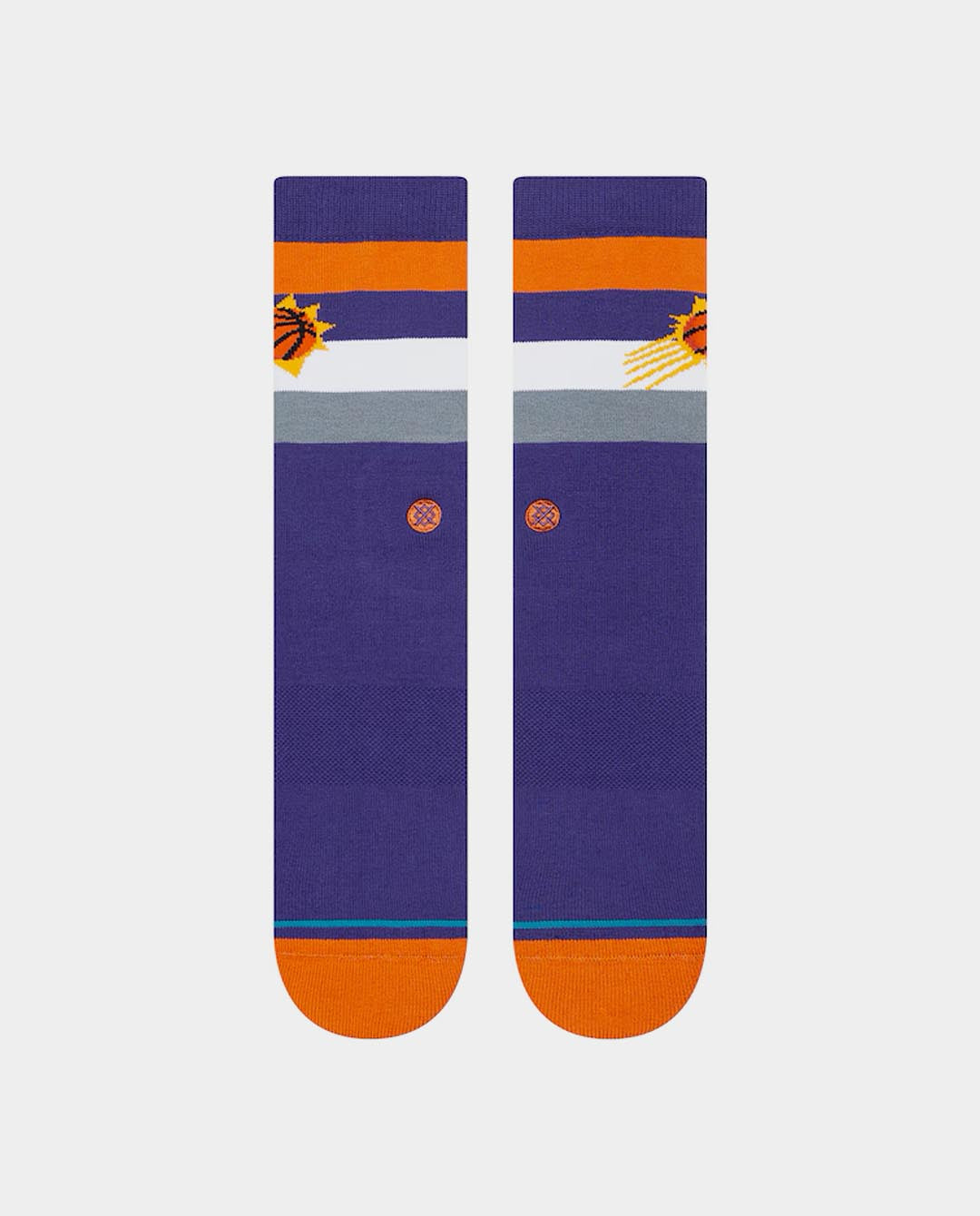 Stance - Suns NBA Crew Sock - Purple Socks Stance   