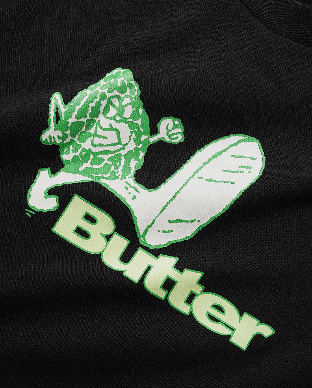 Butter Goods - Steppin’ Logo T-Shirt - Black T-Shirts Butter Goods