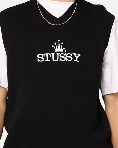 Stussy - Glamour Knit Vest - Black