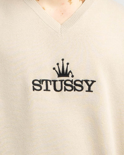 Stussy - Glamour Knit Vest - Cream