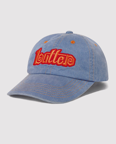 Butter Goods - Swirl 6 Panel Cap - Washed Slate