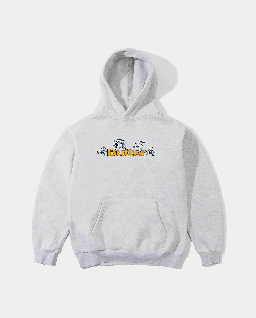 Butter Goods - Tempo Pullover Hood - Ash Hoodies Butter Goods