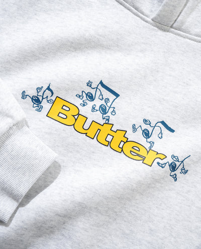 Butter Goods - Tempo Pullover Hood - Ash Hoodies Butter Goods