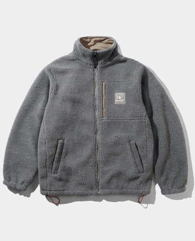Butter Goods - Terrain Highpile Jacket - Grey Jackets Butter Goods