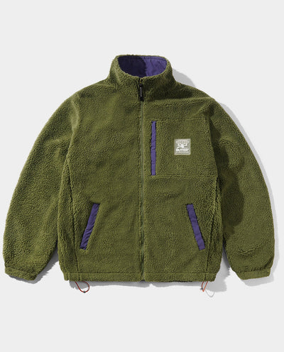Butter Goods - Terrain Highpile Jacket - Moss Jackets Butter Goods