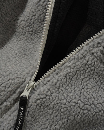 Butter Goods - Terrain Highpile Jacket - Grey Jackets Butter Goods