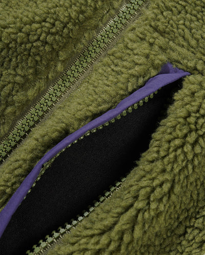 Butter Goods - Terrain Highpile Jacket - Moss Jackets Butter Goods