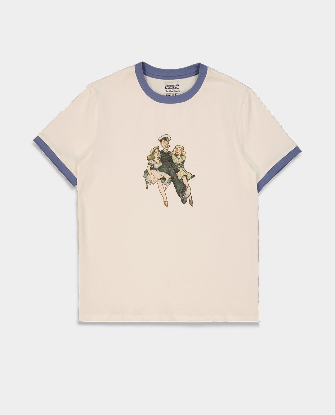 The Loose Company - Sailor Ringer T-Shirt - White/Blue T-Shirts The Loose Company