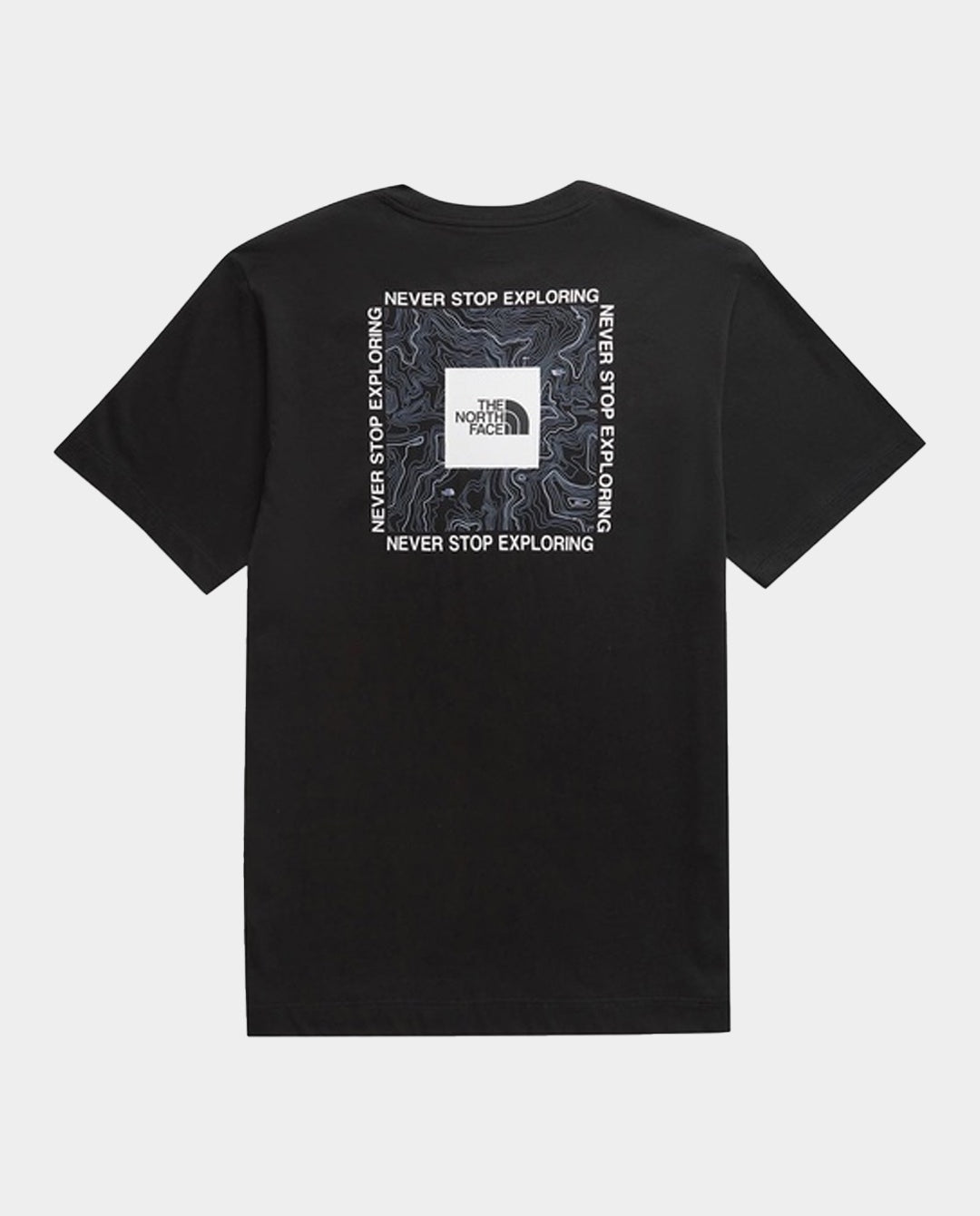The North Face - Relax Map Logo T-Shirt - TNF Black T-Shirts The North Face