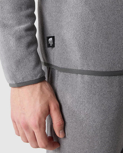 The North Face - 100 Glacier 1/4 Zip Fleece - Grey Fleece The North Face