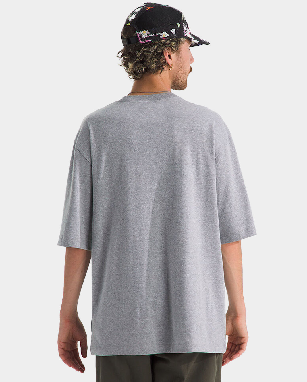 The North Face - Essential Oversized Short Sleeve Tee - Pale Grey Heather T-Shirts The North Face