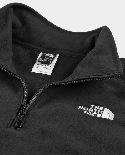 The North Face - Men’s 100 Glacier 1/4 Zip - Black fleece The North Face