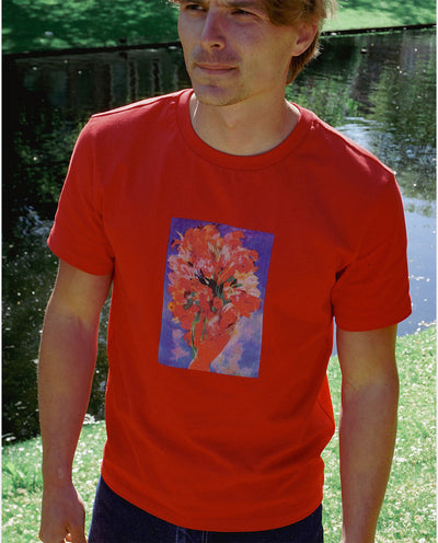The Loose Company - Flower T-Shirt - Red T-Shirts The Loose Company