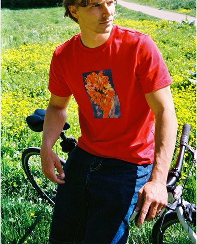 The Loose Company - Flower T-Shirt - Red T-Shirts The Loose Company